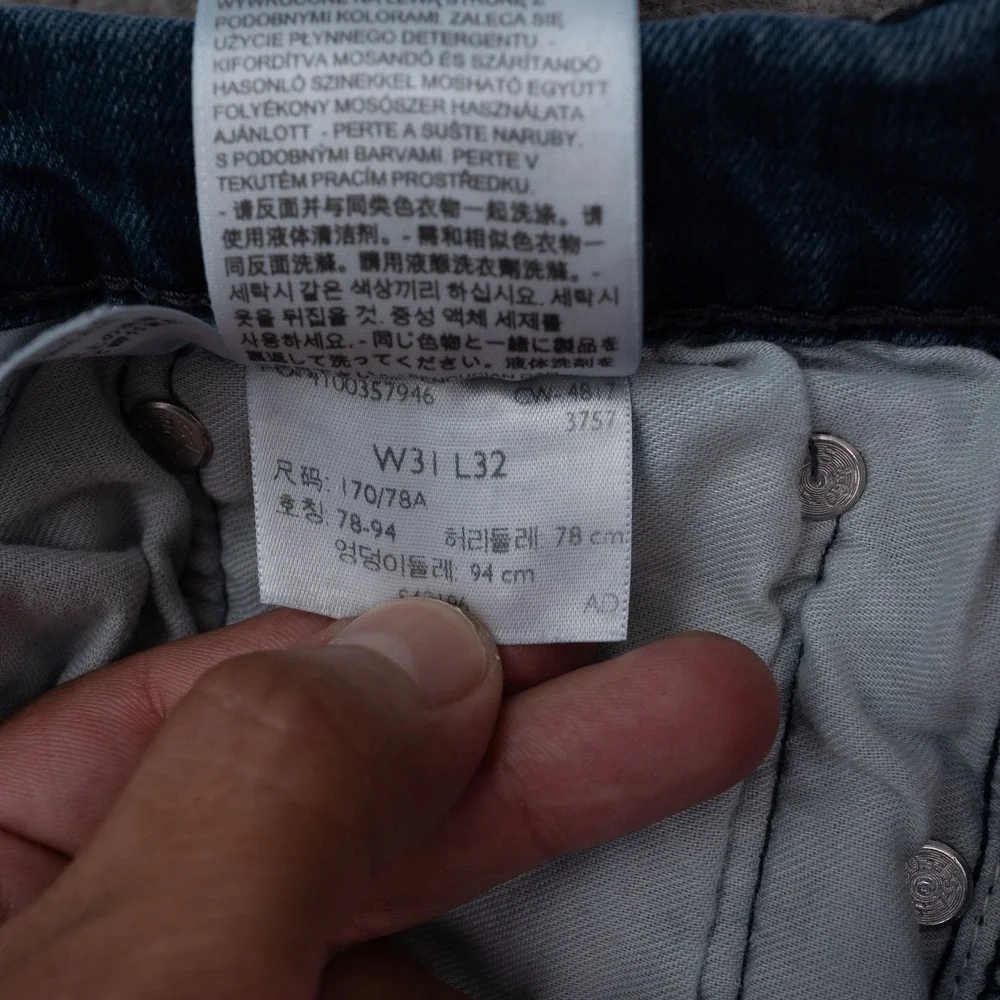 Levis 514 Straight Fit Jeans Mens 31x32 Fit 29x31 Blu Stretch Denim Pants